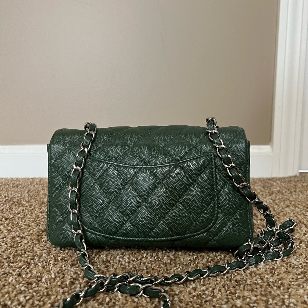 chanel mini rectangular still have box, card
